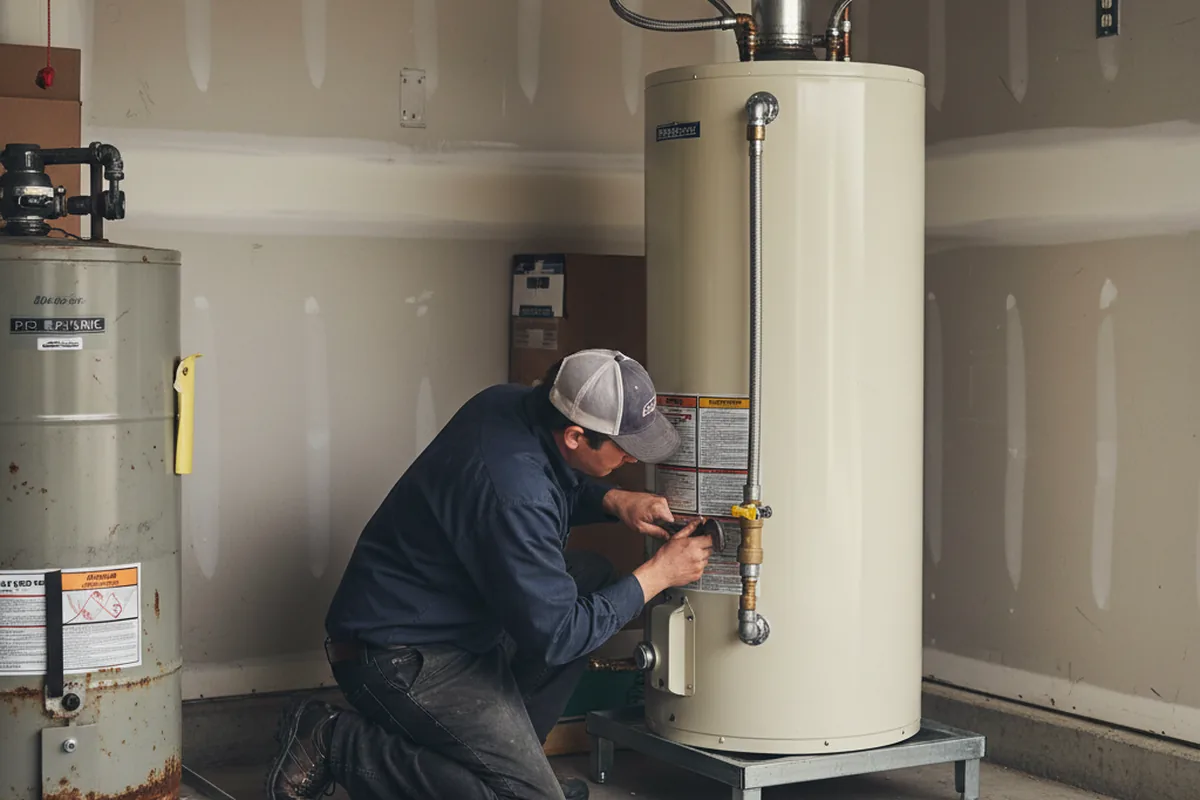 Water heater and shutoff valve replacement in Eagle Rock