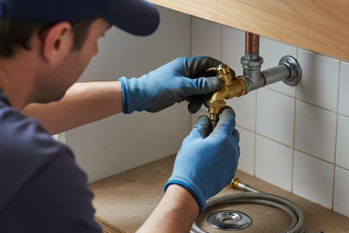 Shutoff valve and fitting work during Emergency Plumbing in Eagle Rock